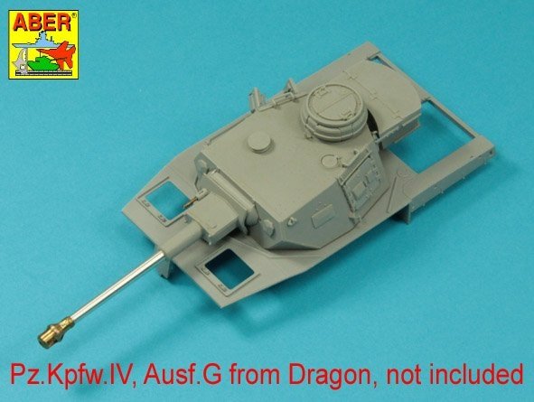 Aber 35L-068N Lufa 75mm KwK40L/43 z wczesnym hamulcem wylotowym do niemieckich czołgów Panzer IV Ausf.G 1/35 – Bild 4