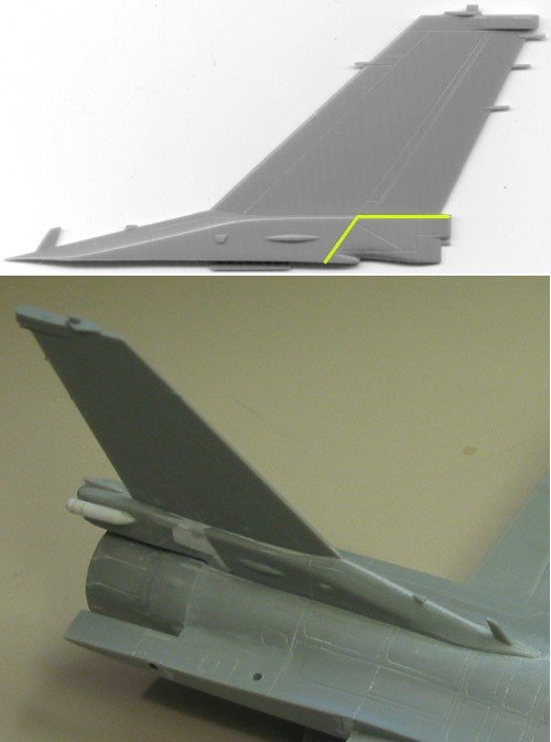 Hasegawa D18 F-16CJ Block 50 1/72 – Bild 6