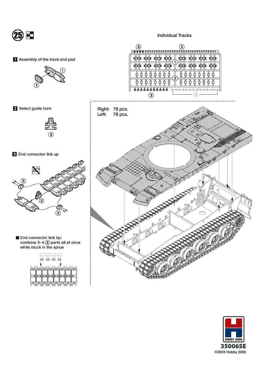 Hobby 2000 35006SE K2 Black Panther Polish Army - Special Edition ( H2K35006 + LUFA ABER + RUCHOME GĄSIENICE ) 1/35 – imagen 4