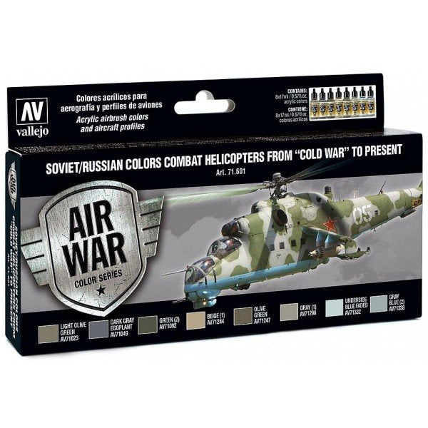 Vallejo 71601 Soviet / Russian Combat Helicopters from &amp;quot;Cold War&amp;quot; to Present 8x17 ml