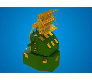 Eduard 53129 USS Hornet CV-8 part 2 - radar antennas MERIT 1/200 – Bild 4
