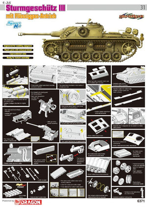 Cyber Hobby 6371 Sturmgeschutz III mit Flussiggas-Antrieb 1/35 – imagen 2