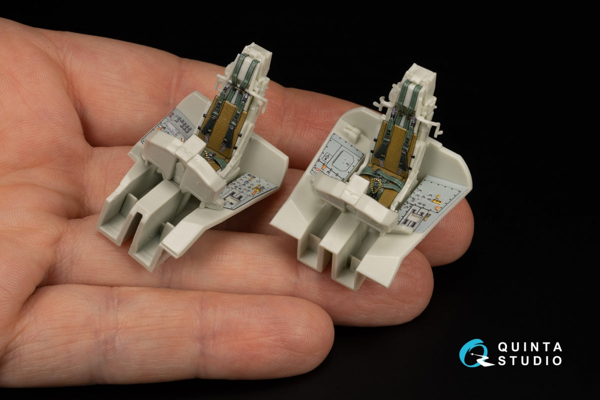 Intérieur coloré imprimé en 3D sur papier décalcomanie pour Eurofighter biplace Quinta Studio QD48307 (Revell) 1/48 – image 16