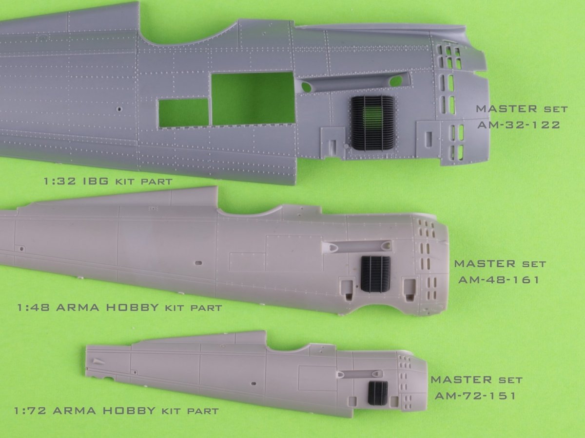 Master AM-32-122 PZL P.11c - chłodnica oleju (Arma Hobby kit) 1/32 – imagen 12