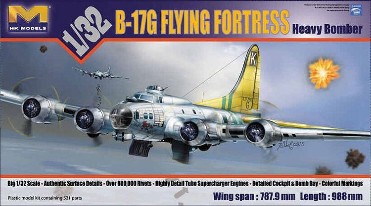 Maquettes HK Models 01E04 B-17 Flying Fortress F et G (1/32)