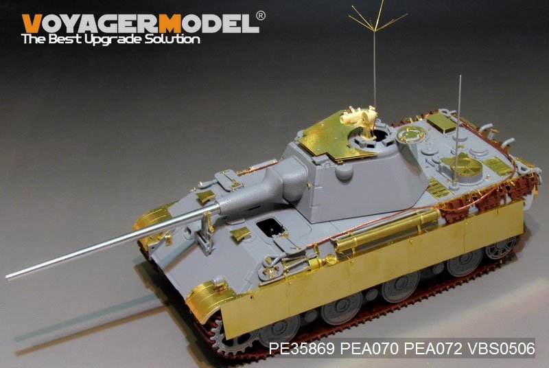 Voyager Model PE35869 WWII German Panther II tank basic for AMUSING HOBBY 1/35 – zdjęcie 2