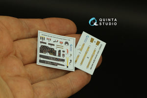 Quinta Studio QD48300 Me 262 HGIII 3D-Printed coloured Interior on decal paper (Amusing Hobby) 1/48 – Bild 3