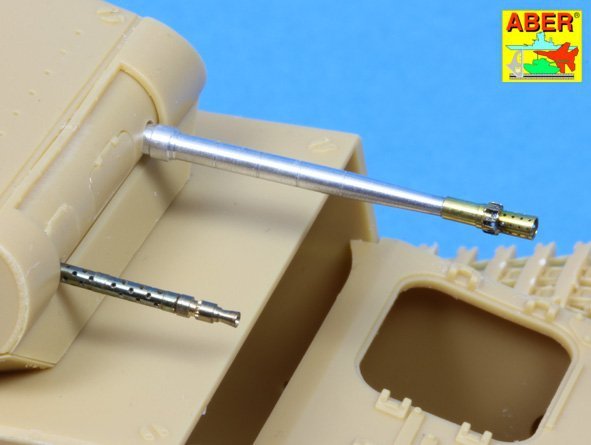 Aber 35L-106N Barrels set KwK.30 &amp;amp; MG 34 for Pz.Kpfw. II, Ausf. A-F 1/35 – immagine 3