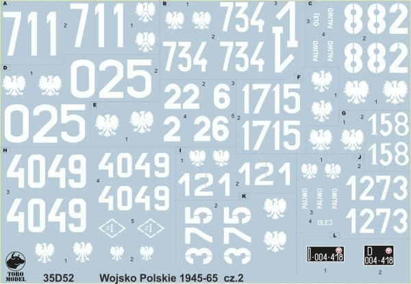 Toro 35D52 Wojsko Polskie 1945-46 cz. 2 1/35