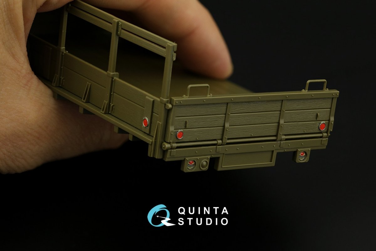 Quinta Studio QD35052 GMC CCKW 353 (open cab) 3D-Printed &amp;amp; coloured Interior on decal paper ( Tamiya ) 1/35 – Bild 4