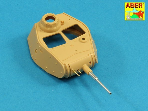 Aber 35L-212 Set of barrels for Soviet tank T-50 45 mm 20K x 1 pcs.; 7,62 mm DT x 2 pcs. 1/35 – imagen 6