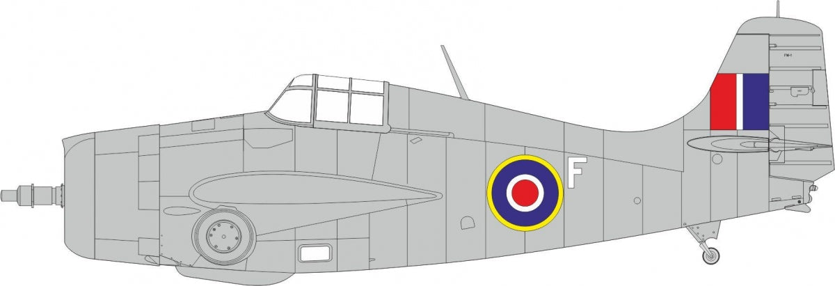 Insigne national britannique Eduard EX1033 FM-1 TAMIYA 1/48 