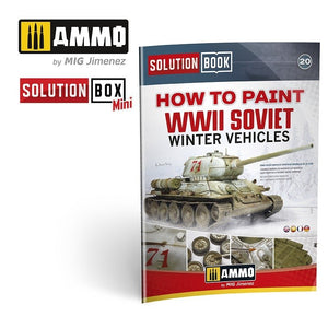 AMMO of Mig Jimenez 7903 SOLUTION BOX MINI (20) - How to paint WWII Soviet Winter Vehicles – Bild 3