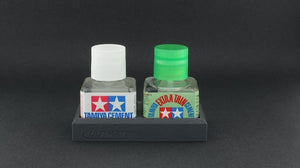 Ultimate Modelling UMP138 Ultimate Glue Bottle Double Holder(for Tamiya) Grey – immagine 3