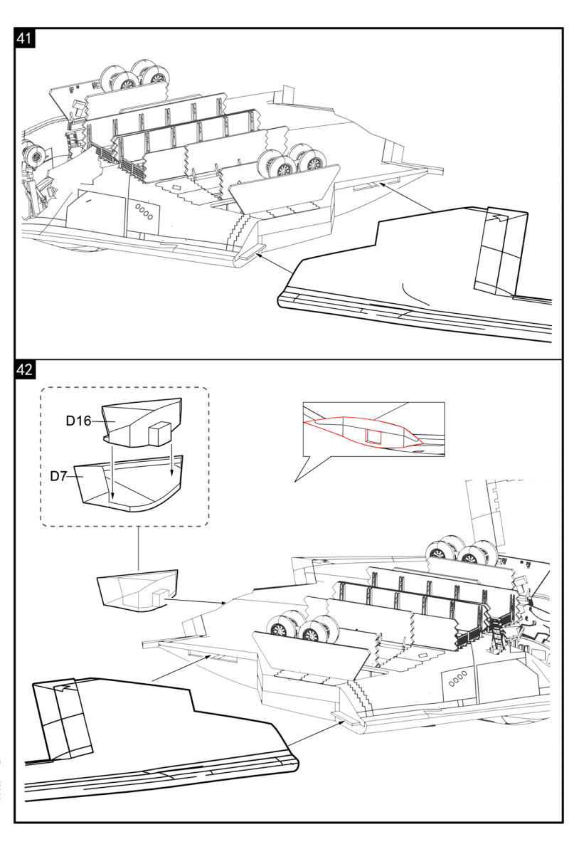 Modelcollect UA72214 USAF B-2A Spirit Stealth Bomber with AGM-158 missile 1/72 – zdjęcie 24