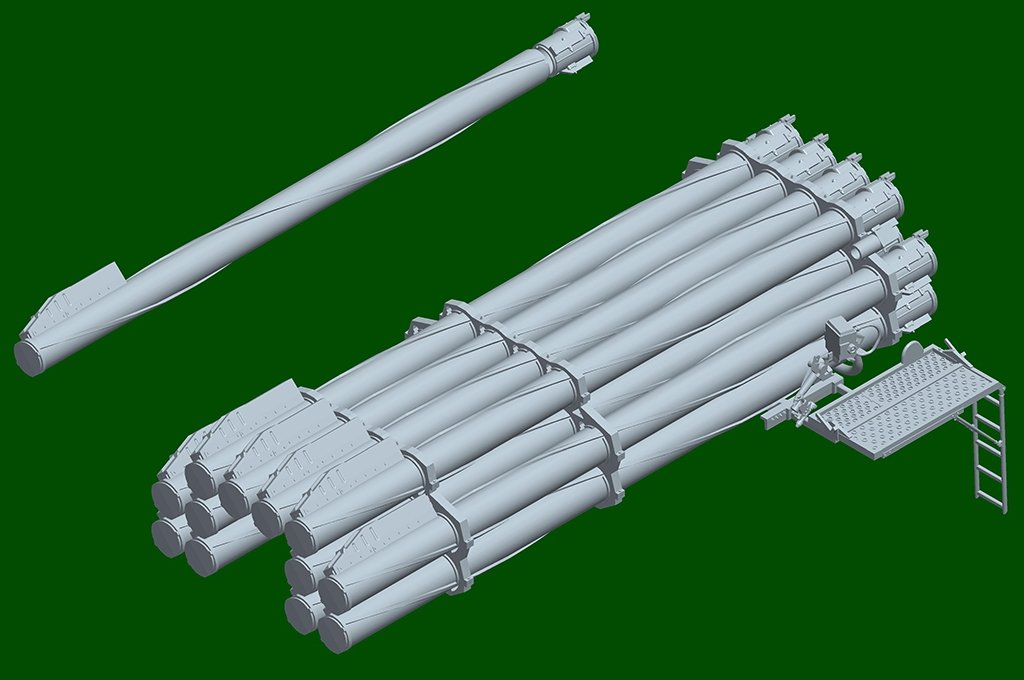 Hobby Boss 82940 Lance-roquettes multiple russe 9A52-2 Smerch-M de RSZO 9k58 1/72 – image 8