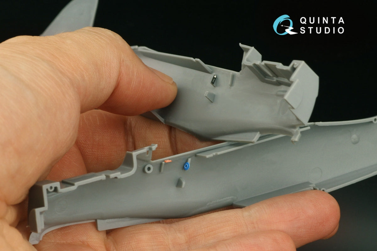 Quinta Studio QD48314 Fw 190A-3 3D-Printed &amp;amp; colored Interior on decal paper (Tamiya) 1/48 – image 10