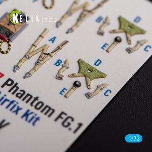 KELIK K72127 FG.1 Phantom - interior 3D decals for Airfix kit 1/72 – Bild 6