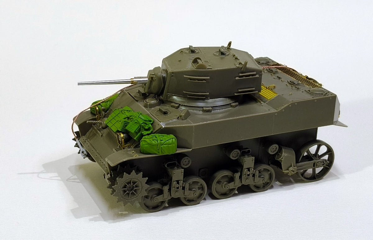 Eureka XXL ER-3584 Zestaw waloryzujący do czołgu lekkiego US M5A1 STUART Early Prod. dopasowany do modeli AFV Club / Upgrade set for the US M5A1 STUART Early Prod. light tank fits AFV Club kit 1/35