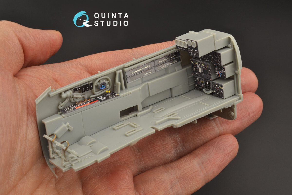 Quinta Studio QD32103 He 219 3D-Printed &amp;amp; coloured Interior on decal paper ( ZM SWS ) 1/32 – imagen 4