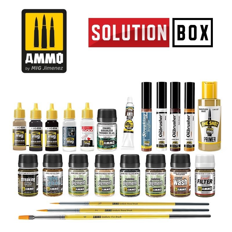AMMO of Mig Jimenez 7712 SOLUTION BOX - Modern US Military Sand Scheme – Bild 3