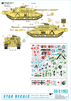 Star Decals 35-C1162 Challenger I 1/35 – zdjęcie 2