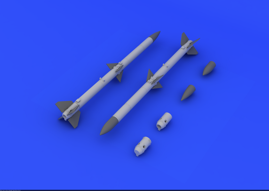 Eduard 648084 AIM-120A/ B AMRAAM (2pcs) 1/48 – zdjęcie 2