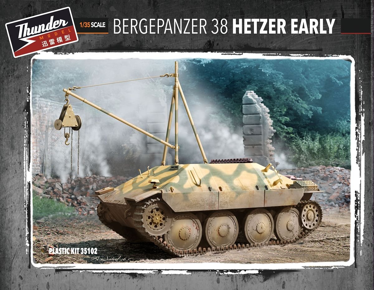 Thunder Modèle 35102 Bergepanzer 38 Hetzer Early (1/35)