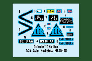Hobby Boss 82448 Defender 110 Hardtop 1/35 – Bild 2