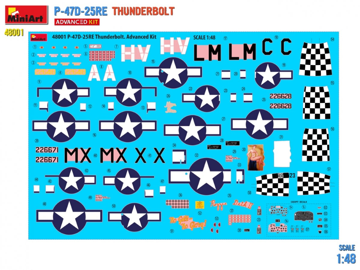 MiniArt 48001 P-47D-25RE Thunderbolt - Advanced Kit 1/48 – imagen 2