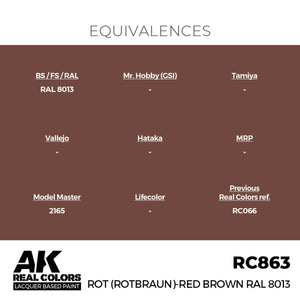 AK Interactive RC863 Rot (Rotbraun)-Red (Red Brown) RAL 8013 17 ml – imagen 3