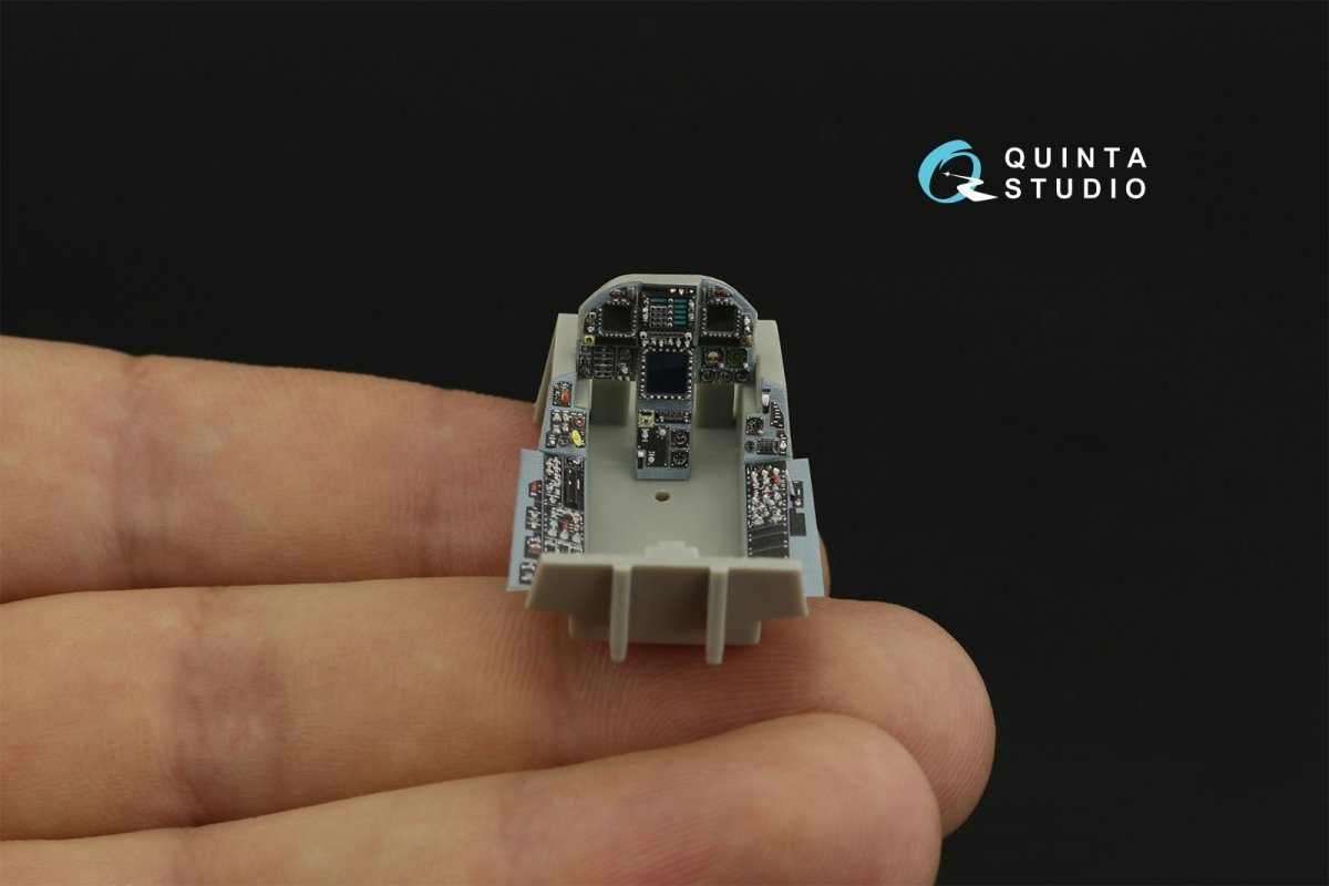 Quinta Studio QDS-48278 F/A-18А++ 3D-Printed &amp;amp; coloured Interior on decal paper (HobbyBoss)(Small version) 1/48 – immagine 11