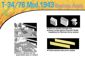 Dragon 7268 T-34/76 Mod.1943 German Army 1/72 – Bild 4