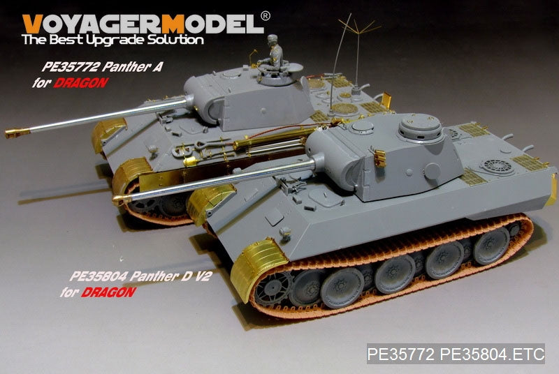 Voyager Model PE35804 WWII German Panther D V1 Basic For DROGON 6822 1/35 – imagen 2