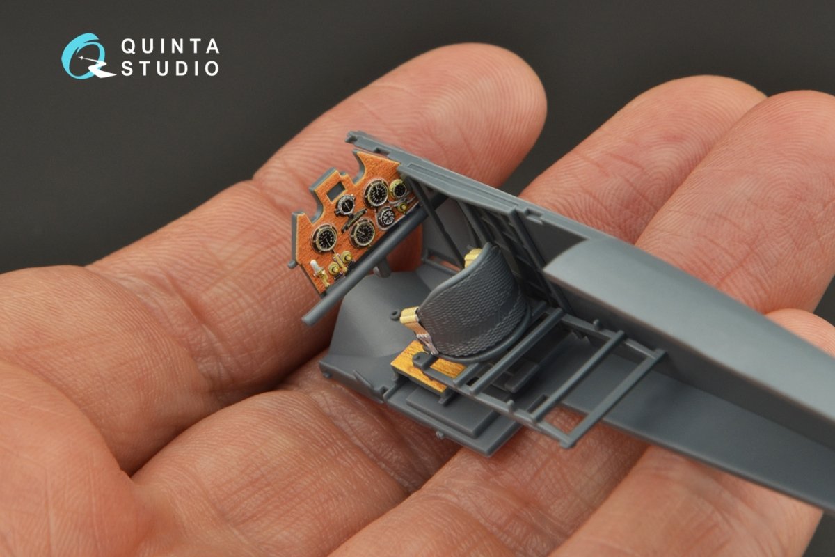 Quinta Studio QD48276 Sopwith Camel F.1 3D-Printed &amp;amp; coloured Interior on decal paper (Eduard) 1/48 – Bild 9