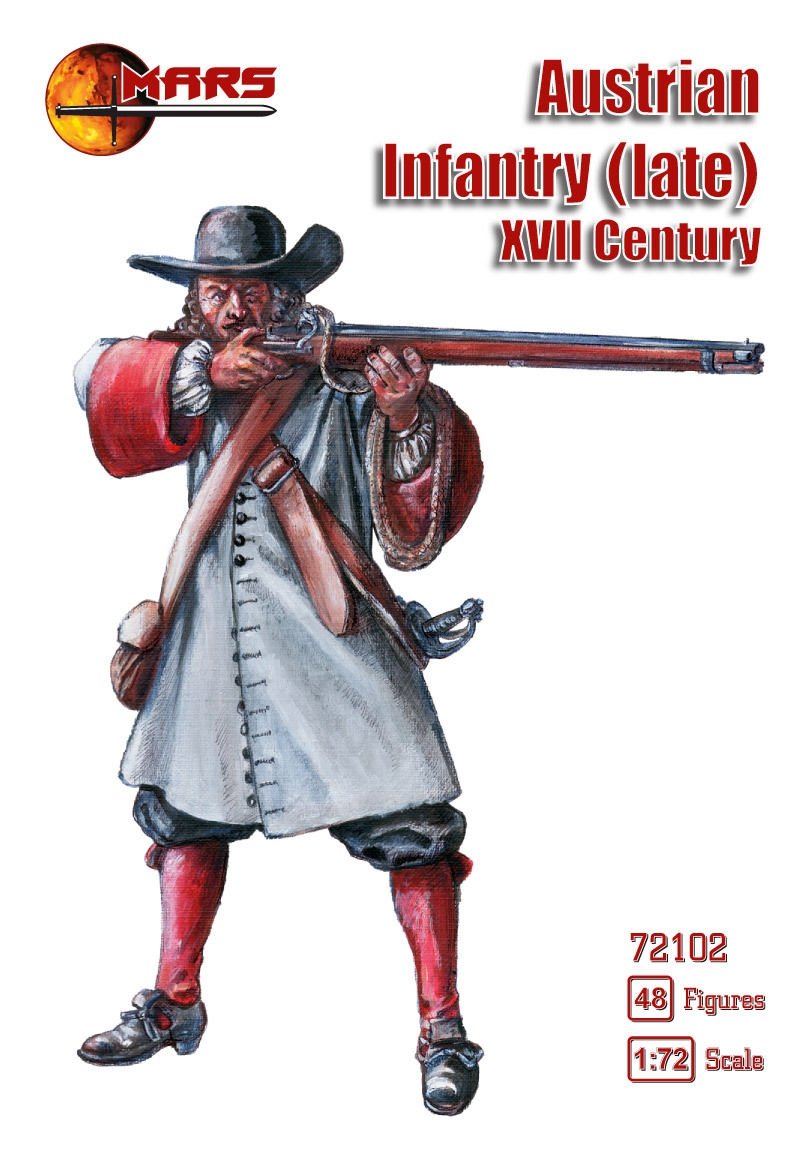 Mars 72102 Austrian Infantry (Late) XVII 1/72
