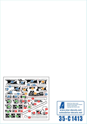 Star Decals 35-C1413 War in Ukraine # 21. Russian BMP-3 in 2022-23 1/35 – immagine 3