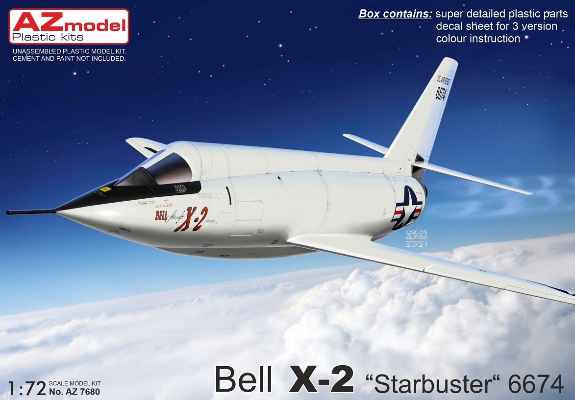 AZ Modèle AZ7680 Bell X-2 « Starbuster » 6674 1/72