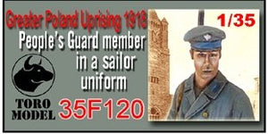 ToRo Model 35F120 Powstanie Wielkopolskie 1918 - Członek Straży Ludowej w Marynarskim Mundurze / Greater Poland Uprising 1918 People&amp;#39;s Guard member in a sailor uniform 1/35 – imagen 2