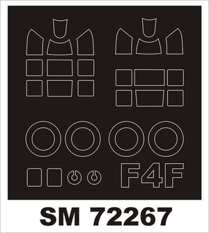 Montex SM72267 F4F-4 WILDCAT AIRFIX 1/72