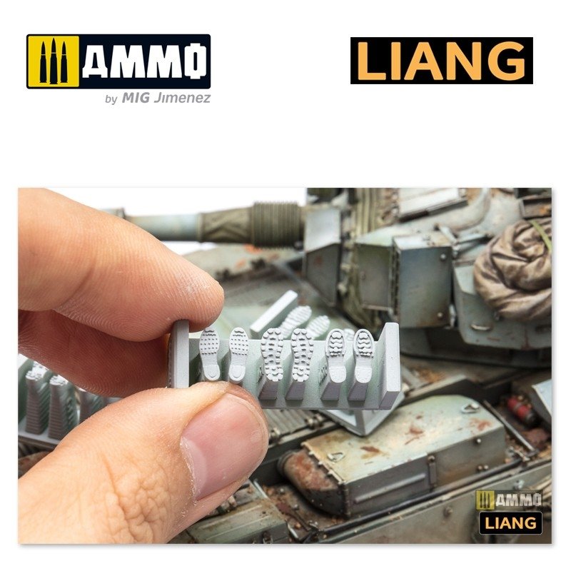 Liang 0402 3D-print Model Shoeprint Tools Modern War ( IDF ) 1/35 – zdjęcie 2