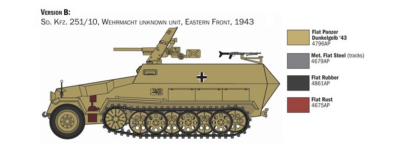 Italeri 7079 Sd.Kfz. 251/10 1/72 – image 6