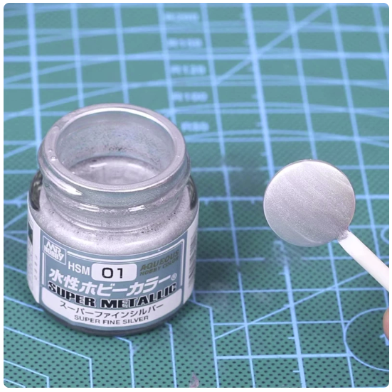 Mr.Color HSM-01 Aqueous Super Metalic - Superfine Silver – Bild 2