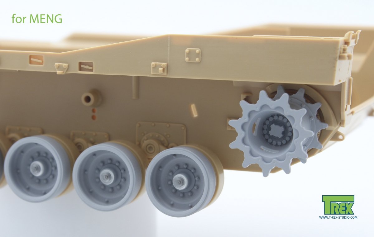 T-Rex Studio TR35002-1 M1 Abrams Road Wheel Set for MENG 1/35 – immagine 2