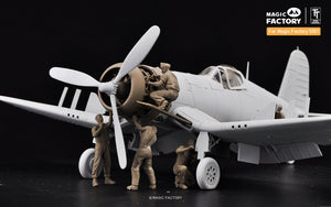 Magic Factory 7507 US WWII Ground Service Crew Set 1/48 – immagine 2