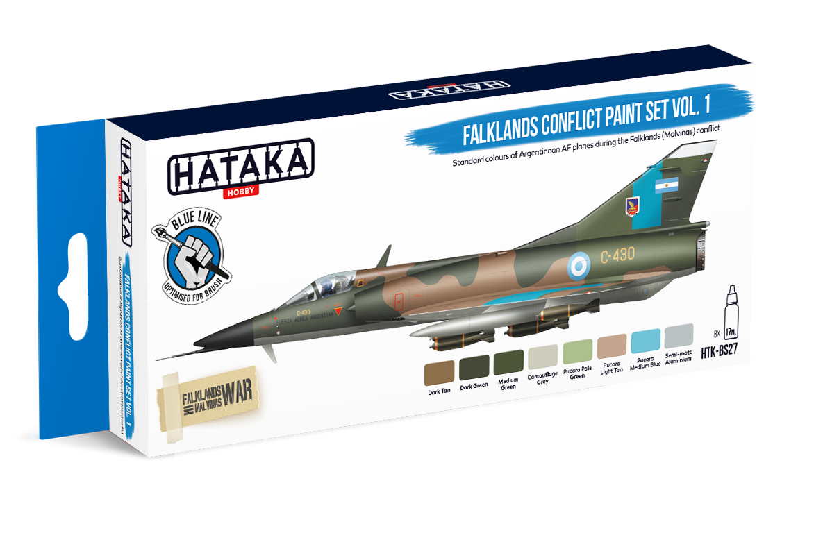 Hataka Hobby HTK-BS27 Falklands Conflict Vol. 1 Paint Set (8x17)ml – Bild 2