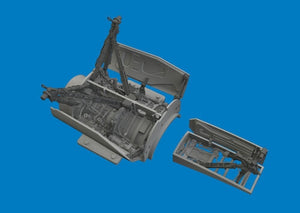 Eduard 6481188 Lockheed Martin F-16 C - Wheel Bays &amp; Legs Heavy Weight Tamiya Kits / 3D-Printed 1/48