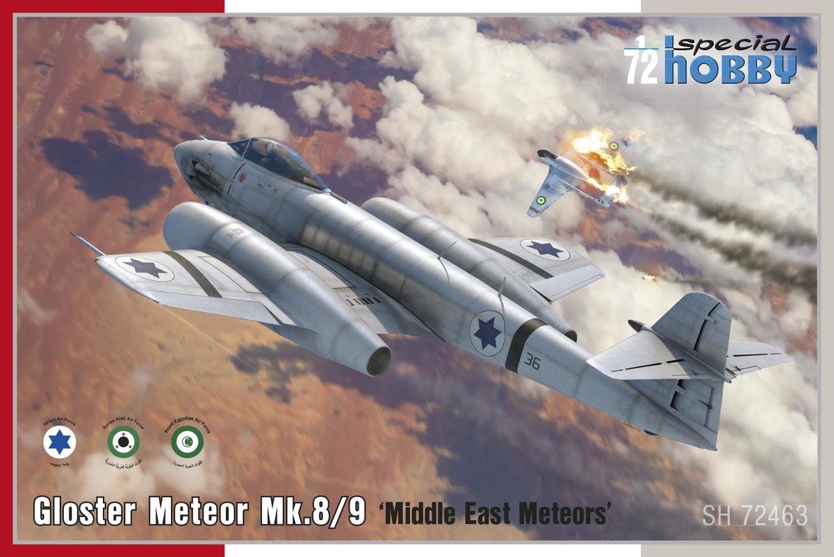 Maquette Special Hobby 72463 Gloster Meteor Mk.8/9 « Météores du Moyen-Orient » au 1/72