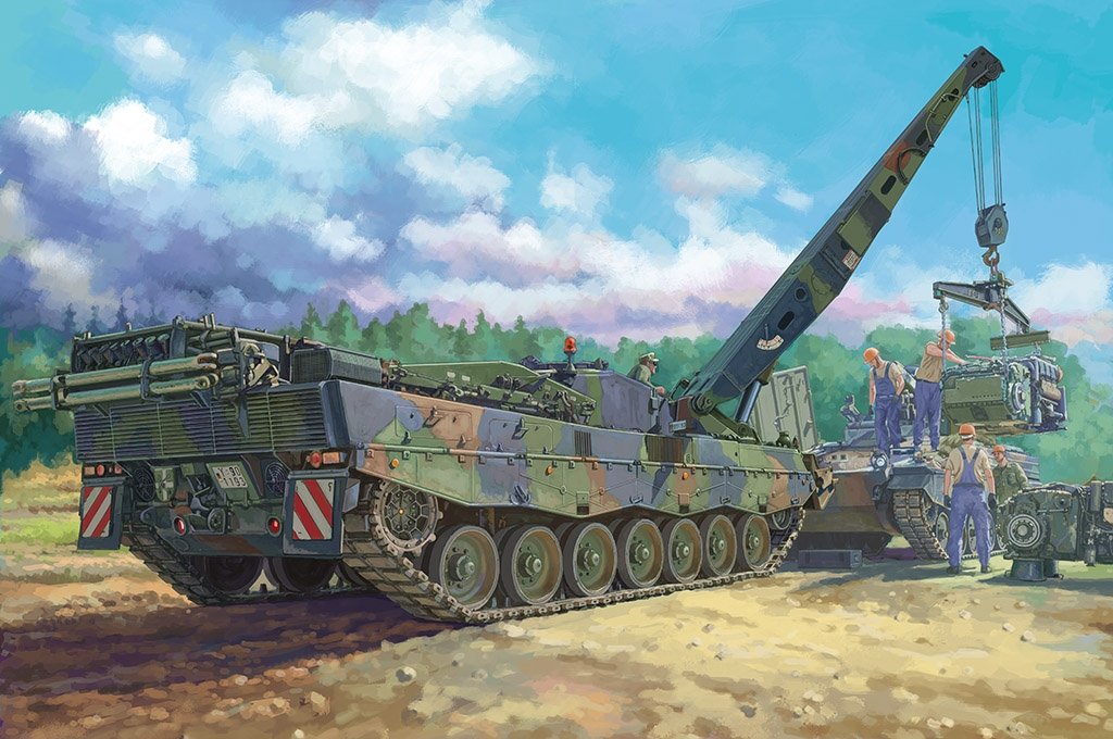 Hobby Boss 84565 Modern German BPz3 &amp;quot;Buffalo&amp;quot; armored rescue vehicle 1/35