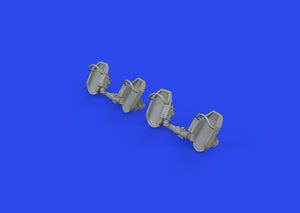 Eduard 648873 Bf 109E rudder pedals early PRINT 1/48 – zdjęcie 4